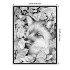 Amanti Art Fox and Forest by Ec Mazur Framed Canvas Wall Art - 3 of 4