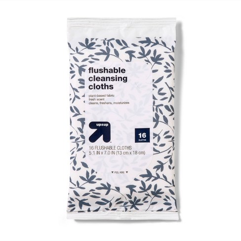 Up & up flushable moist clearance wipes