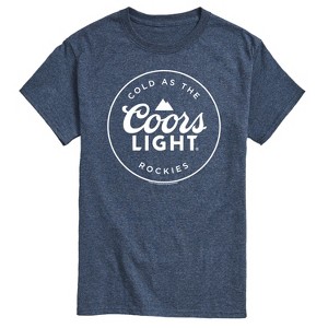 Men's - Coors Light - Cold As The Rockies Circle Logo Short Sleeve Graphic T-Shirt - 1 of 4