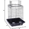 Prevue Pet Products SP851B/B Clean Life Play Top Cage, Black - 2 of 4