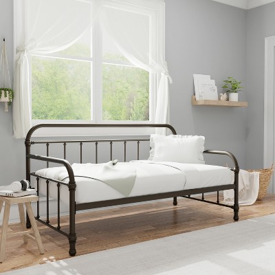 Kids' Twin Kirkland Daybed Dark Bronze - Hillsdale Furniture: Metal Frame, Transitional Style, Twin Bed Frame for Kids