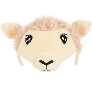 HalloweenCostumes.com    Child Plush Sheep Headband, Black/Brown - 1 of 4