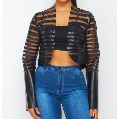 Women's Vixon Mesh Moto Leather Jacket - Hot & Delicious