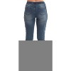 Just Love Denim Wash Ripped Jeggings for Women - 4 of 4