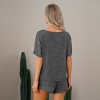 Women's Cozy Tee & Shorts Pajama Set - Cupshe - 3 of 4