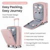 YONWAY 3 Piece Luggage Set, 100% PC Hardside Lightweight Expandable Travel Laggage, with TSA Lock & Spinner Wheels - 4 of 4