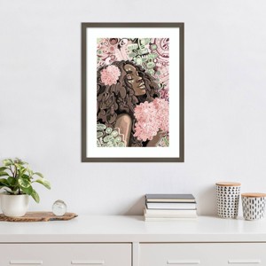 Amanti Art Kanai Lady by Justin Copeland Wood Framed Wall Art Print - 1 of 4