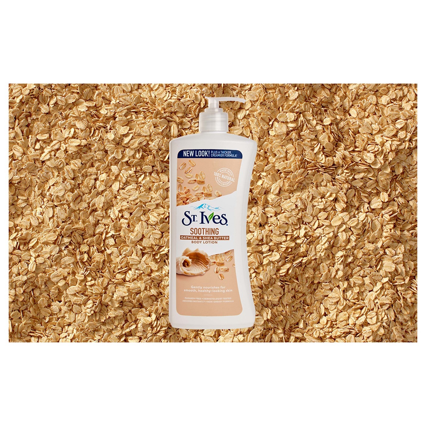 St. Ives Nourish and Soothe Oatmeal and Shea Butter Body Lotion 21 oz - image 5 of 7