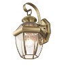 Livex Lighting Monterey 1 - Light Wall Light in  Antique Brass - 3 of 4