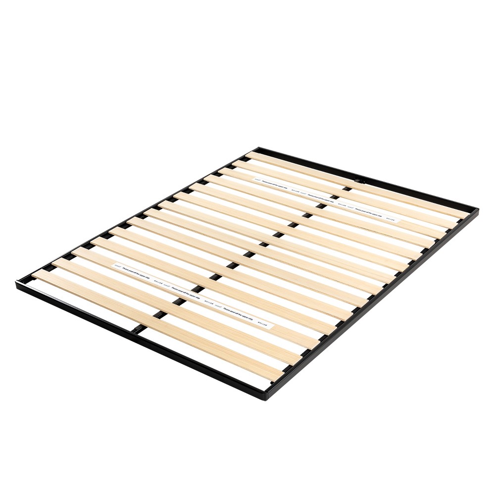 Photos - Bed Full 1.6" Metal Bunkie Board Mattress Support with Wood Slats,  Slat Re