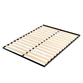 1.6" Metal Bunkie Board Mattress Support with Wood Slats, Bed Slat Replacement - Mellow