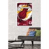 Trends International NBA Miami Heat - Maximalist Logo 23 Framed Wall Poster Prints - 2 of 4