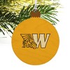 Missouri Western State University Primary Logo Wood Christmas Tree Holiday Ornament - 4 of 4