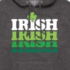 Men's - Instant Message - Irish Retro Repeat Graphic Fleece Pullover Hoodie - 2 of 4