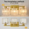 POWLIG 21-in 3-Light Gold Modern Luxury Bathroom Vanity Light with Crystal Shade - 4 of 4