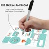 Big Dot of Happiness Thank You Doctors - Assorted Doctor Appreciation Week Gift Tag Labels - To and From Stickers - 12 Sheets - 120 Stickers - 3 of 4