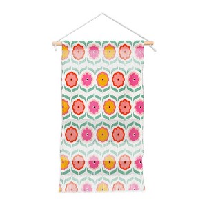 Showmemars Bright Retro Geometric Pattern Small Fiber Wall Hanging - Society6 - 1 of 3