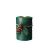 LumiPur Signature Christmas Collection Flickering Flameless LED Wax Pillar Candle Evergreen - 4 of 4