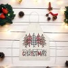 Unique Bargains Christmas Aprons Linen Black Red Brown Beige White 21.65"x26.77" 1 Pcs - 2 of 4