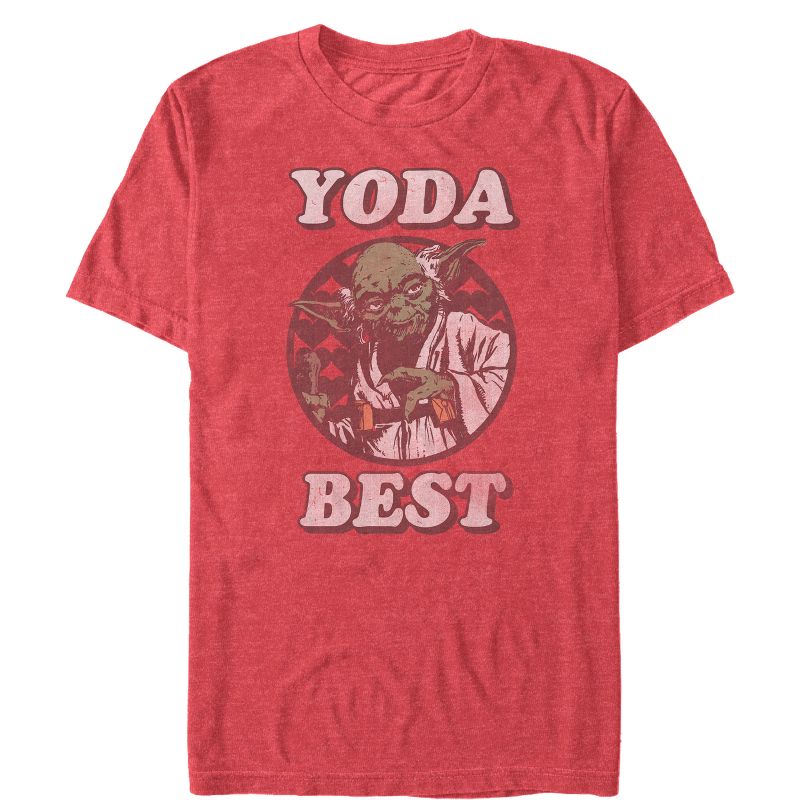 Men's Star Wars Valentine's Day Yoda Best T-Shirt, 1 of 5