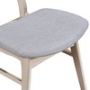 New Classic Furniture,Oscar 5-Piece Wood Dining Set, White Ash - 3 of 4