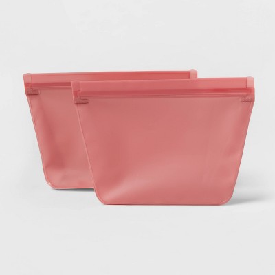 2pk Reusable Sandwich Bag Coral Dream - Room Essentials™