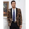 Men's Sequin Blazer One Button Tuxedo Fashion Slim Fit Party Dinner Prom Shiny Suit Jacket - 2 of 4