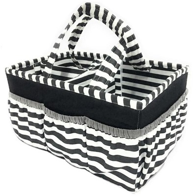 Bacati - Pin Stripes Black Storage Caddy