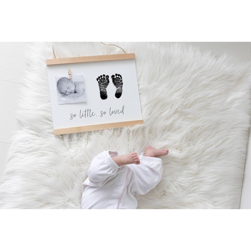 Pearhead Wooden Babyprints Wall Picture Frame, 5 of 7