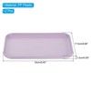 Unique Bargains PP Plastic Reusable Lightweight Durable Serving Tray 2 Pcs - 2 of 4