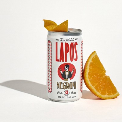 Lapo's Non-Alcoholic Negroni Canned Cocktail - 4pk/236ml Cans