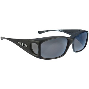 Jonathan Paul Fitovers Razor Small S Unisex Designer Fitover Sunglasses Wear Over Rx/Presciption Eyeglasses, Polarized Polarvue Gray - 1 of 4