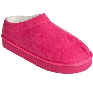 Kensie Platform Slippers for Women - Cozy and Comfortable House Slipper Shoes, Microsuede Women's Slippers for Indoor Outdoor - 1 of 4