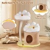 Tangkula Flower Cat Tree 33 Inch Cute Cat Tower with Sisal Scratching Post Washable Padded Top Perch Cat Condo - 3 of 4