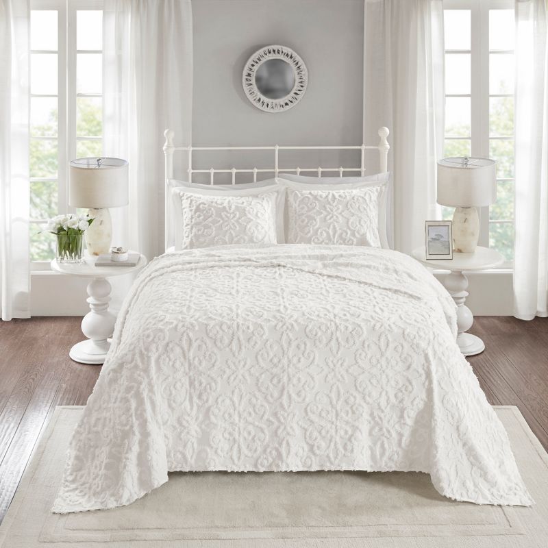 3pc Amber Cotton Chenille Bedspread Set - Madison Park, 3 of 10