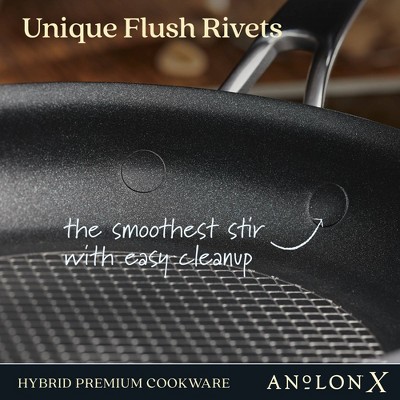 Anolon X 8.25" Black Stainless Steel Nonstick Fry Pan