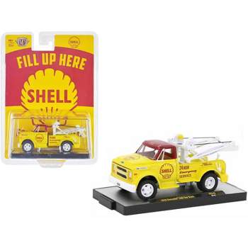 1970 Chevrolet C60 Tow Truck Yellow with Red Top and Yellow Interior Ltd Ed to 7800 pcs 1/64 Diecast Model Car by M2 Machines