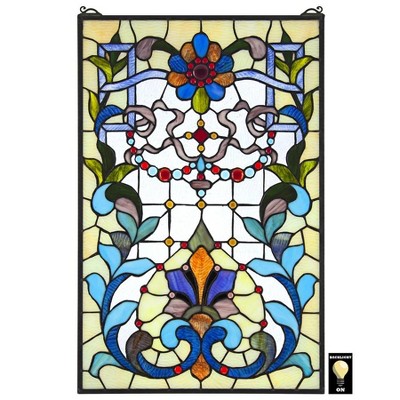 Design Toscano Bonifacio Tiffany-style Stained Glass Window : Target