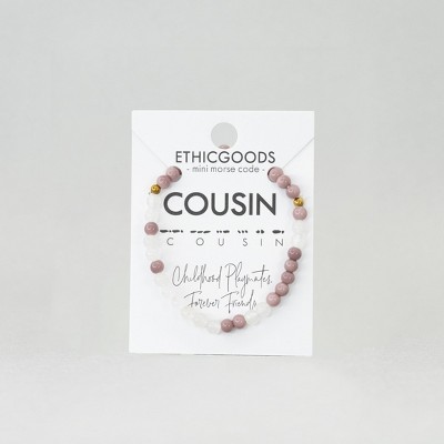 ETHIC GOODS Girl's 4mm Morse Code Bracelet MINI [COUSIN] - image 2