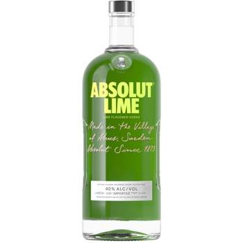 Absolut Lime Flavored Vodka - 1.75L Bottle