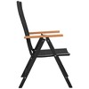 vidaXL Stackable Patio Chairs 2 pcs Poly Rattan Black - 4 of 4