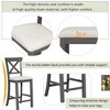 YOOCOZZ  6-Piece Counter  Dining Set with Chairs and Bench - 4 of 4