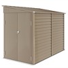 Outsunny Metal Garden Storage Shed Tool House with Sliding Door Spacious Layout & Durable Construction for Backyard, Patio, Lawn - 4 of 4