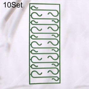 Christmas Tree S Hooks (10-Pack) - Ornament Hangers for Christmas Tree Decoration, - 1 of 4