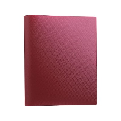 Staples 2-Pocket Presentation Folder Burgundy (21611-CC/20649) 654256