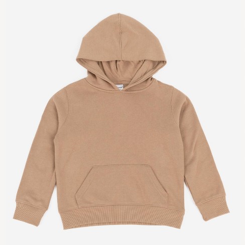 Kids beige hoodie hotsell