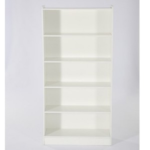 Resenkos Bookshelf, Bookcase Standing Shelf Unts,Wood Bookcase, 72" Tall Bookshelf with 6-Tier Open Storage Shelves,White(5-Tier) - 1 of 4