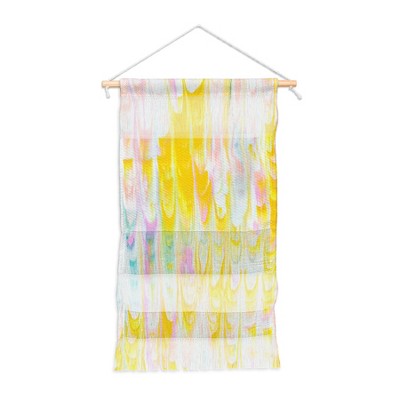 SunshineCanteen marbled pastel dreams Fiber Wall Hanging - Society6