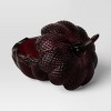Halloween Glass Pumpkin Burgundy - Threshold™ - 3 of 3