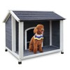 FURNIinspire Outdoor Wooden Dog House, Waterproof Dog Cage, Windproof and Warm Dog Kennel, Dog Crates for Medium Dogs Pets Animals, - 3 of 4